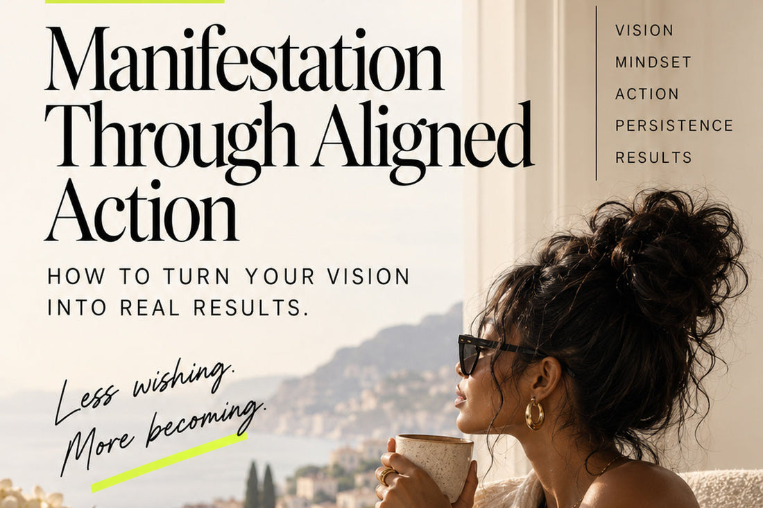 Manifestation Through Aligned Action — original ImposeYourReality editorial cover