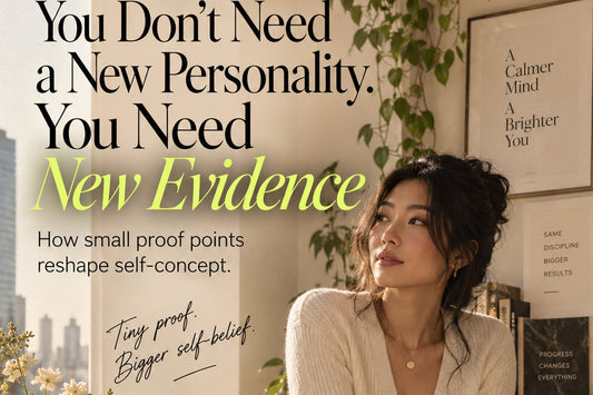 You Don’t Need a New Personality. You Need New Evidence — original ImposeYourReality editorial cover