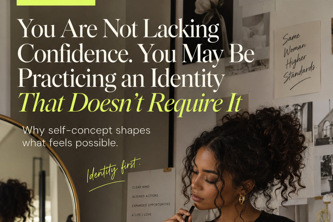 You Are Not Lacking Confidence. You May Be Practicing an Identity That Doesn’t Require It — original ImposeYourReality editorial cover
