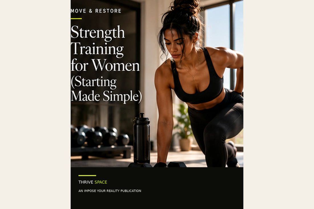 Strength Training for Beginners: A Woman's Guide to Getting Started Without the Gym Anxiety
