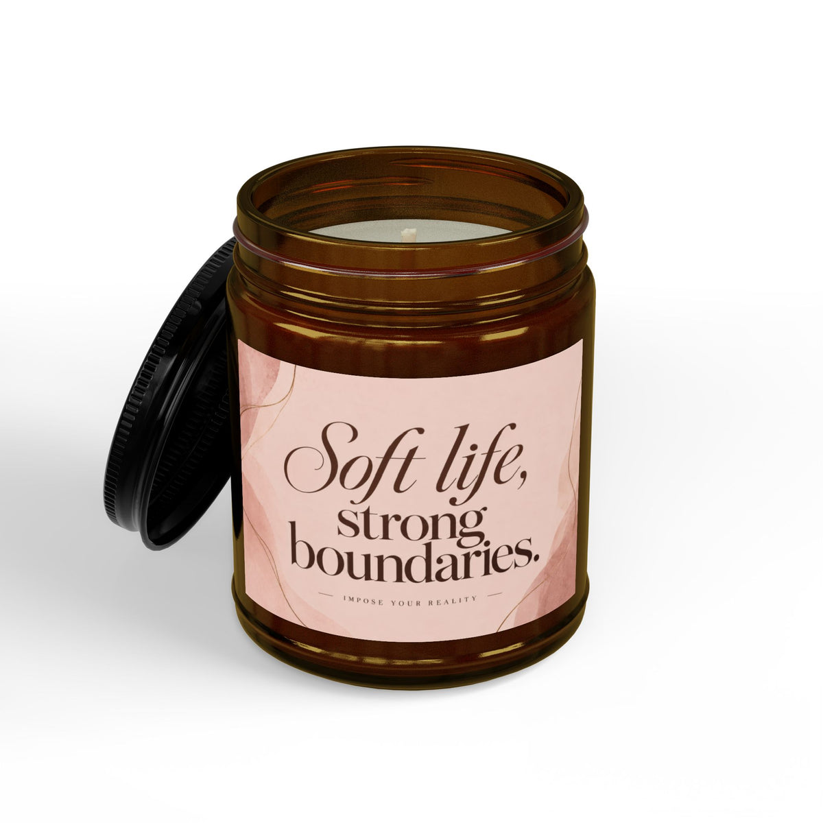 Soft Life, Strong Boundaries Scented Soy Candle