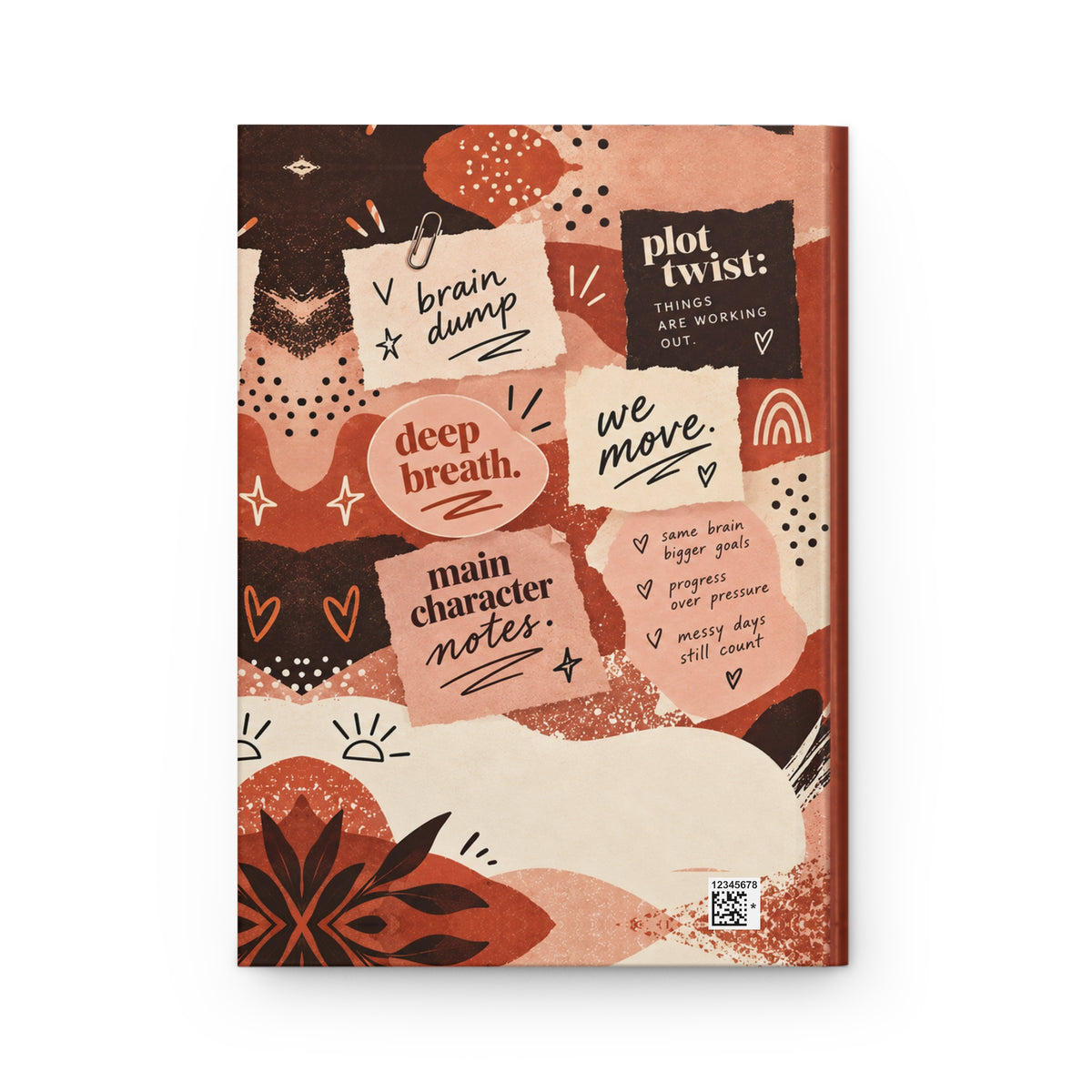 Today’s Thoughts Bold, Useful & Unhinged Hardcover Journal