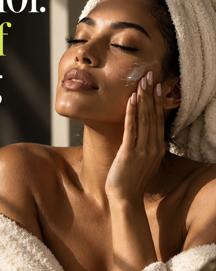 Beauty and Body Care skincare editorial portrait