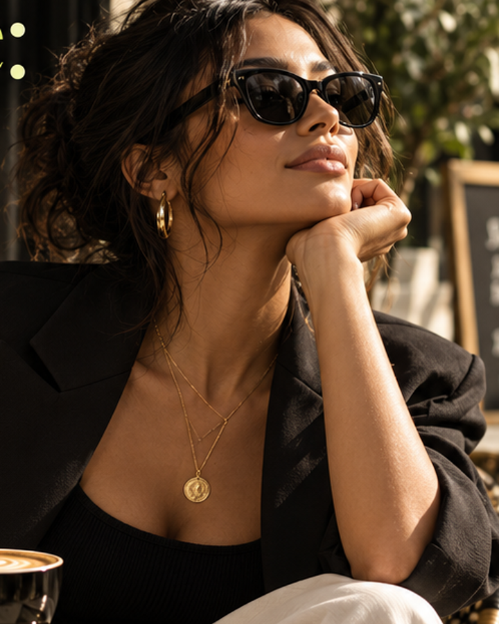 Life Love and Everything Else woman enjoying a solo date lifestyle portrait